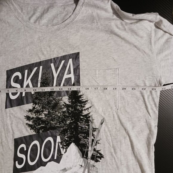 NEW Offline by Aerie Heather Gray Cotton Oversized Graphic‎ T-shirt Size L - Picture 9 of 10